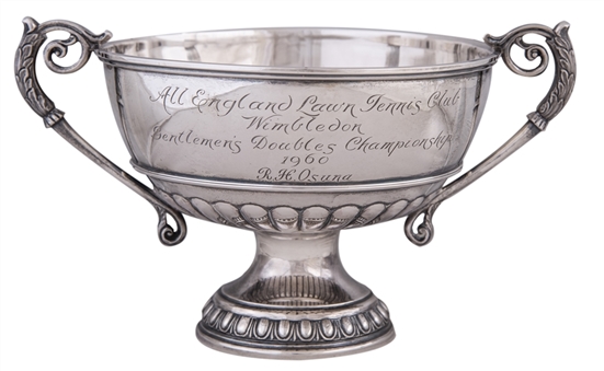 1960 Rafael Osuna All England Lawn Tennis Club Wimbledon Men’s Doubles Championship Sterling Silver Trophy Award